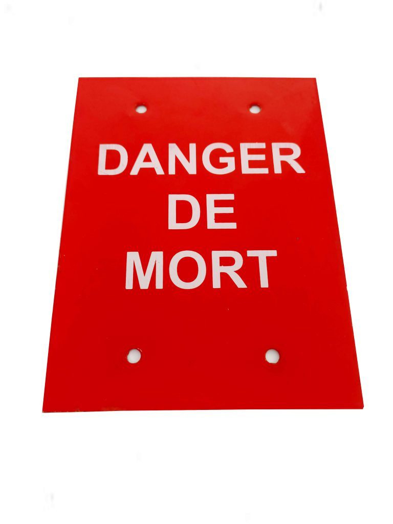 plaque prélaquée avec impression