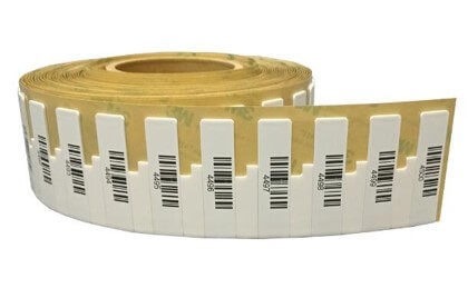 étiquette Rfid flexible anti métal pour la gestion d'actifs