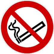 pictogramme de sécurité d'interdiction fumée