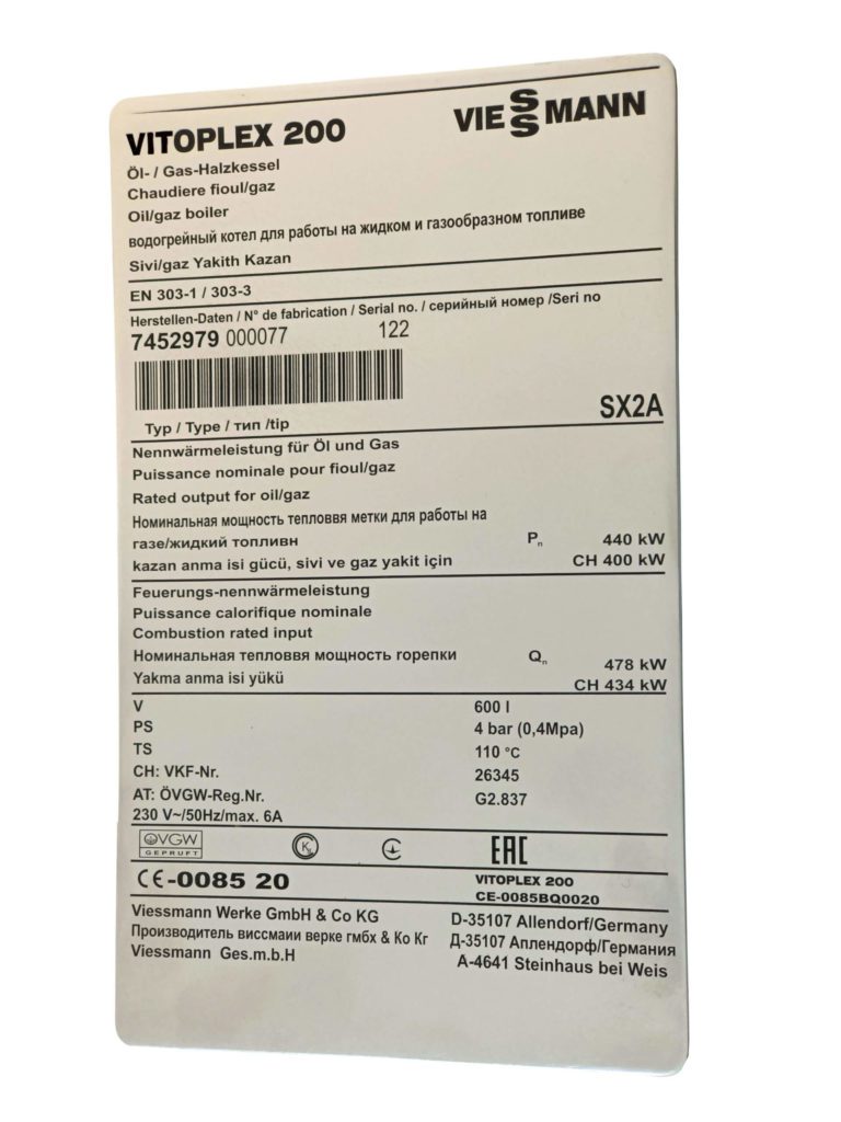 plaque en inox avec marquage laser